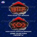Stoplamp Running Text Animasi Vixion NVL Lampu LED Stop Rem Belakang Variasi Motor. 