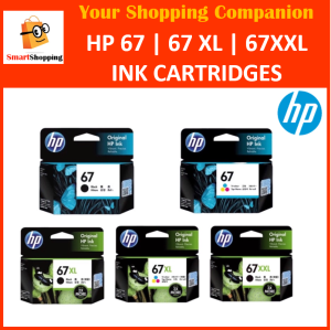 (Original ) HP 67 Black 67 Color 67XL Black 67XL Color 67XXL Black Ink Cartridge HP ENVY 6052 6055 6058 6075 HP ENVY Pro 6452 6455 6458 HP DeskJet 1255 2722 2723 2732 2752 2755 DeskJet Plus 4140 4152 4155 4158