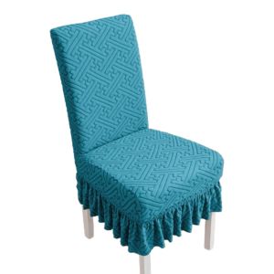 COVIEEZB Viền váy Bọc ghế Phổ thông Vải dệt hoa Tấm bảo vệ ghế ăn Dày Mềm Hộ gia đình
