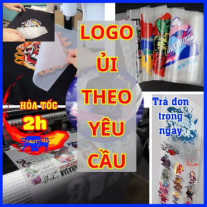 Logo in theo yêu cầu tên bétên chiến sĩ ủi balo mác quần áo sticker dán quần áo dễ dàng thao tác bằng bàn là cực đẹp Size>=26CMin ủi nhiệt áo.