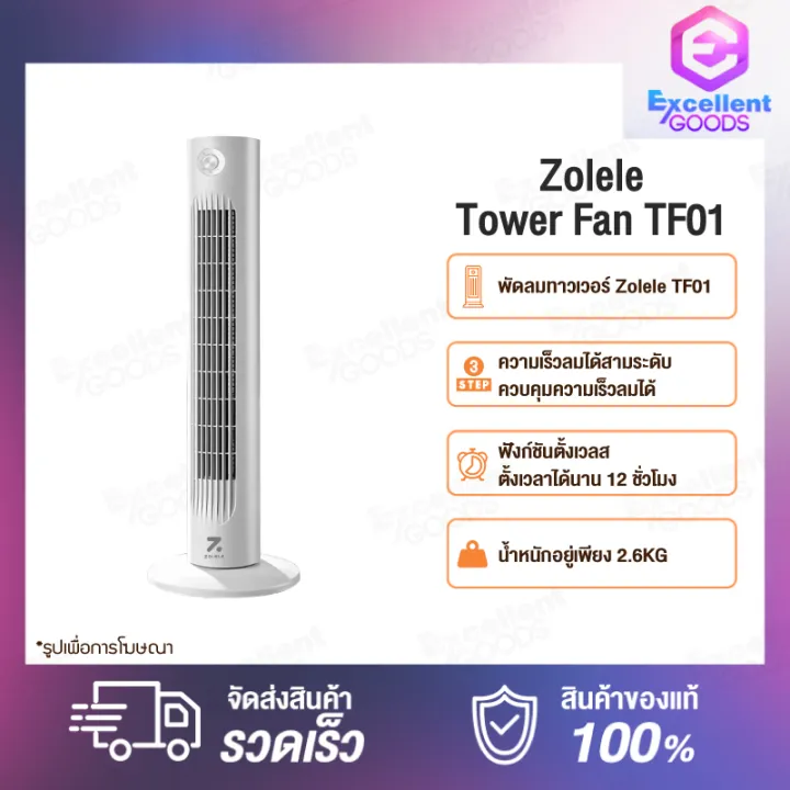 Zolele Tower Fan TF01/TF02 Feature Image