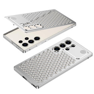 For Samsung S25 S24 S23 Ultra S24+ Aluminum Alloy Metal Frame Phone Case Full Pack Of Metal Armor Shockproof Cooling Phone Case For Samsung S25Ultra S24Ultra S23Ultra S24Plus S24 S25+ S25Plus 5G Case Scented Metal Ultra-thin Protective Case