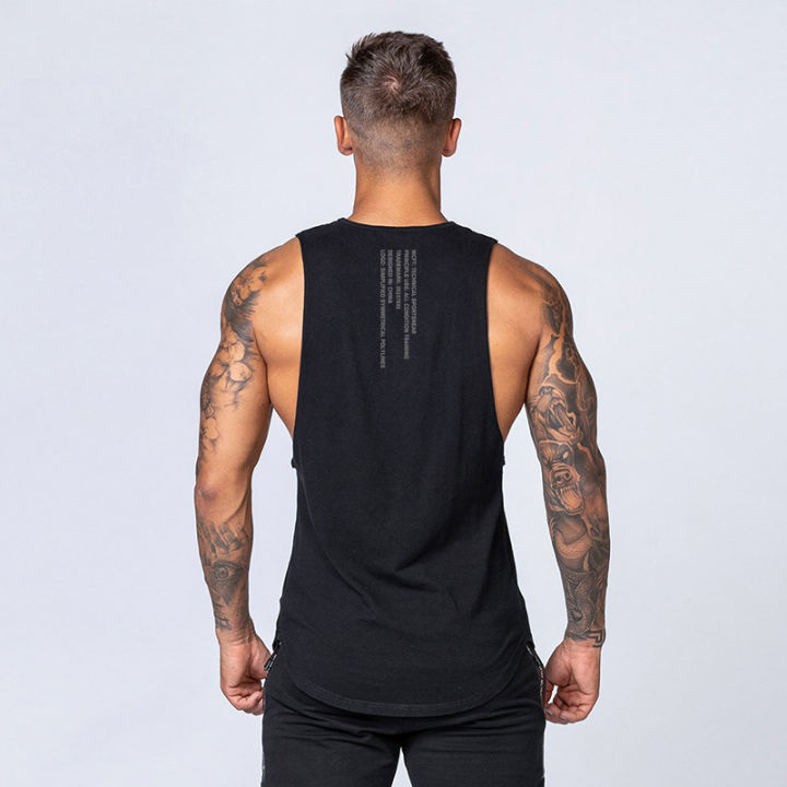 Workout Singlets Gym Clothing Bodybuilding Fitness Mens Tank Top Vest ...