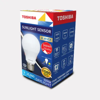 LAMPTAN (ปุ่มเซ็นเซอร์ฝังในหลอด ) หลอดไฟ Light Sensor LED เปิดเองกลางคืน ปิดเองกลางวัน 7W 9W 10W 12W ขั้วเกลียวE27 หลอดอัตโนมัติ