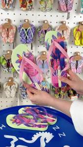 [Free Shipping] Hotmarzz Womens Casual Non-Slip Flip-Flops PVC Beach Shoes Home Waterproof Slippers for Women
