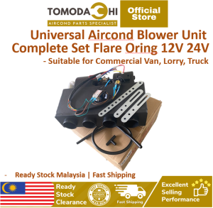 TOMODACHI Car Aircond Universal Aircon Blower Unit 404 Complete Set Flare Oring 12V 24V Heavy Duty & Excellent Performance III