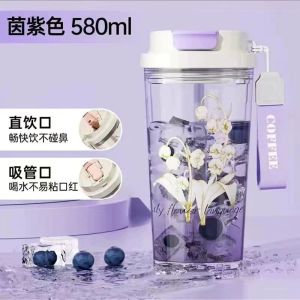 💦พร้อมส่ง🥤แก้วกาแฟ แก้วกระติกน้ําร้อน ขวดน้ำพกพา 600ml กระติกน้ำ เก็บได้ร้อน  เหมาะเป็นของขวัญ