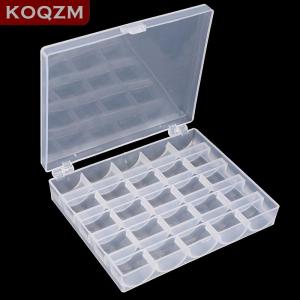 [COD] KOQZM KITCHEN 25 36 Spools Bobbins Sewing Machine Empty Bobbin Case Organizer Storage Box
