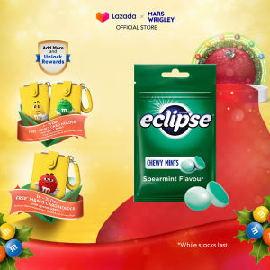 Eclipse Chewy Mints Spearmint Bag 45g Chewy Candy / Intense Freshness