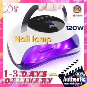 120W High Power Nail Dryer Fast Portable Curing Speed Light Nail Lamp With Automatic Induction Timer And Smart Sensor LED UV Lamps For All Kinds Of Nail Arts