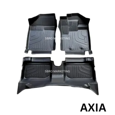 Perodua Axia 2014-2022 5D Carpet Car Mat Floor Mat OEM Karpet Car Floormat