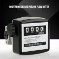 Flowmeter Analog/Manual 4 Digit Alat Ukur BBM Solar Air Out In Put 1". 