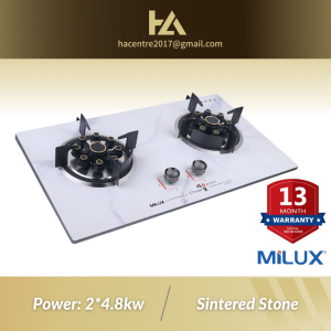 Milux 2 Burner Built In Hob MGHC699F (Sintered Stone 2 Colours)