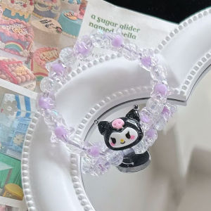 Corinna Sanrio 6.5cm Acrylic Bracelet Cute Cartoon Bracelet Combination Cute Gifts For Girls Kuromi crystal Bracelet Sweet Girl Handwear Gift