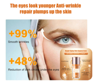 เปปไทด์ 5D ครีมบำรุงรอบดวงตา ลดเลือนริ้วรอยและชะลอวัย ครีมบำรุงรอบดวงตาสูตรเพิ่มความชุ่มชื้น ลดถุงใต้ตาและลดรอยคล้ำ