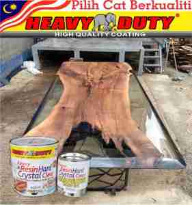 900ml ( HARD RESIN ) HEAVY DUTY Epoxy Resin WOOD RESIN EPOXY TABLE RIVER DESIGN like Super Clear（ready stock)