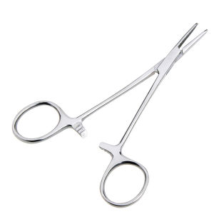 SEKINEW Fishing Scissor Curved  Forceps Fishing Line Cutter Pet Hair Clamp Iris  Curved Tip Fishing Locking Pliers Epilation Tools Straight Tip Clamps Hemostatic Forceps