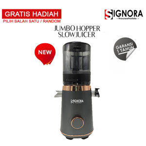 Signora Slow Juicer Big Hopper / Jumbo Hopper - Juicer Buah Sayur Kacang dan Santan - Original