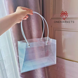 Goodie Bag Transparan Christmas - Hampers Hand Gift Bag GB116