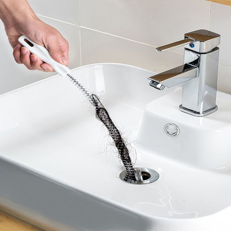 【COD&Fast Delivery】Hole Remover Tool Drain Cleaner Clog Plug Sink Cleaning Brush Hair Sewer Pipeline Cleaning Pipe Dredging Brush