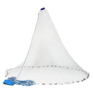 Fishing Cast Net with Heavy Duty Sinkers Weights Professional Casting Net for Fishing Throw Cast Net 3/8inch Mesh Size