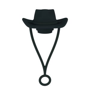 WARMSUN Silicone Cowboy Hat Straw Cover Leak Proof Reusable Straw Cap Cup Decoration Dust-proof Straw Topper 30/40oz Cup