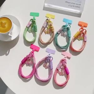 (HD1)Womens Phone Lanyard - Non-Slip Wrist Strap with Durable Fashion Pendant