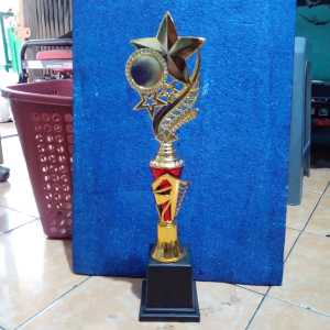 Piala Lomba Juara 1 2 3 4 (NO.6 BODY MERAH RASER) "costum" FREE STICKER (BOLEH satuan)TERMASUK sticker