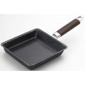 Yoshikawa Made in Japan Tamagoyaki Wide IH compatible Black 36.5 × 20 × 7.4cm YJ9628. 