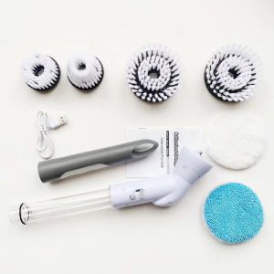 FF Sikat Lantai Berpegangan Panjang Sikat Pembersih Teleskopik Berputar Sikat Pembersih Genggam COD