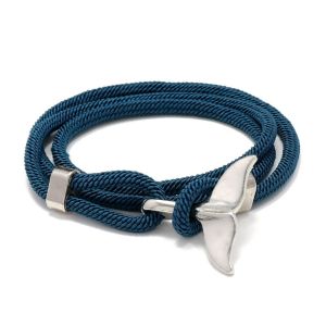 RERAT Fashion Personality Whale Tail Birthday Gift Niche Design Couple Trendy Korean Style Hand Strap Fashion Jewelry Men Bracelet Braided Rope Bracelet