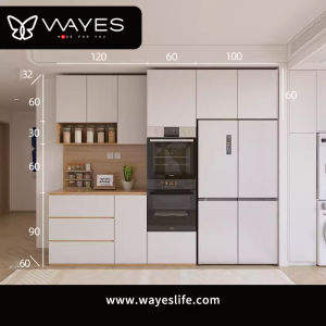 Finished And Customized Pantry Kitchen Cabinet High Storage Cabinet Tea & Wine Cabinet  With Drawers and Storage