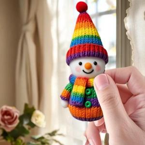 [Faster YG] 2D màu giáng sinh người tuyết Mặt dây chuyền gỗ phim hoạt hình XMAS cây treo trang trí tự làm nhà năm mới bên bầu không khí trang trí cung cấp