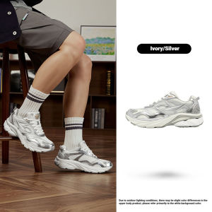Qiaodan YH Men Casual Shoes Retro Running Shoes Versatile Soft-Soled Gray Sports Shoes QXL043253401