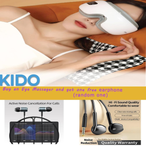 KIDO Eye Massager - Revitalize and Relax with Our Eye Massager-Massage the six Major Acupoints-Can switch between 8 modes