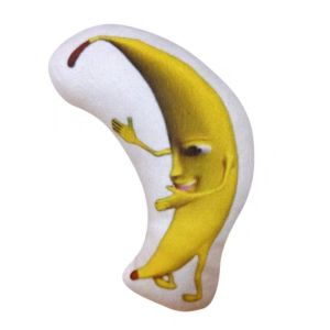 LLSBB with Music Big Banana Voice Keychain Banana Doll Funny Banana Key Chain Gift Funny Toys