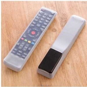 Silicone TV Remote Control Case Cover Transparent Air Conditioning Dust Protect Storage Bag Heat Shrinkable