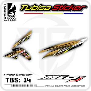 Sticker Striping Variasi Motor Mio J - Stiker Striping Motor Mio J. TBS.14