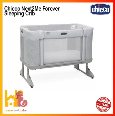 Chicco Next2Me Forever Sleeping Crib (Come with mattress) (FOC Sheet Random Design) ( 0 - 4 YEARS OLD) (LOCAL 1 YEAR WARRANTY)(SG Ready stock)