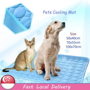 Ice Cooling Dog Bed Pet Cat Cooling Mat Ice Pad Dog Sleeping Mats for Dogs Cats Pet Kennel Top Quality