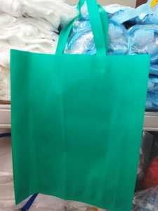 (Model Alas Box / Kotak) Uk 30x40x10 cm Tas Kain SpunBond Goodie Bag Totebag Hampers Belanja Sembako