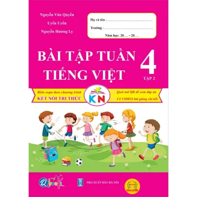 Sách- Combo Bài Tập Tuần Toán Và Tiếng Việt Lớp 4 Kết Nối Tri Thức ( Cả 2 Học Kỳ)