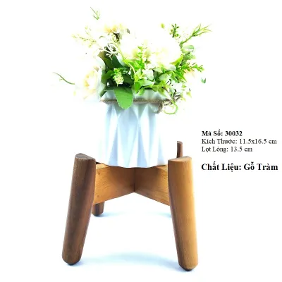Giá Để Chậu Cây Bằng Gỗ Cmart Home Đôn Gỗ Để Chậu Hoa Để Bàn/ Kệ Để Chậu Cây Kiểng Lựa Chọn Size