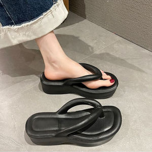 LH.Bigsize พร้อมจัดส่ง🚚รองเท้าแตะหนีบส้นเตารีด รองเท้าแตะส้นตึก กันน้ำ ดีไซน์ดูน่ารักกเรียบง่ายย  มาซื้อกันนทุกโคนนน🔥