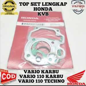ASLI ORIGINAL TOP SET PAKING HONDA AHM KVB VARIO 110 LAMA KARBU TECHNO OLD PACKING