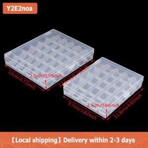 【Local shipping】 25 36 Spools Bobbins Sewing Machine Empty Bobbin Case Organizer Storage Box