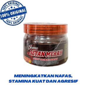 JAMU SETAN MERAH TOPLES - 110 BUTIR - jamu ayam petarung