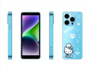 2025 New KT68 Heltty  Smart Phone Dual Card Dual Standby Ultra Clear Camera 300W+800w Long Battery Life 2380mAh Cartoon Cute Childrens Music Mobile Phone  Version