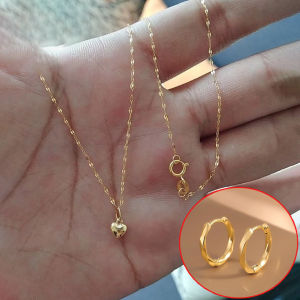PAWNABLE Saudi gold 18k sd gold necklace 18" Makapal #COD