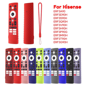 Vỏ silicon cho Hisense erf3a90 erf3d90h erf3s90h điều khiển từ xa chống trượt bảo vệ đầy đủ cản bảo vệ